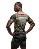 Desenli Antrenman ve Spor Forması, Halı Saha Forması, Nefes Alan Tişört, Yüksek Kalite Gym Tshirt - 2