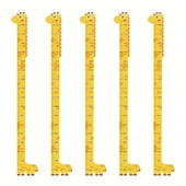 Sevimli Sarı Zürafa Boy Ölçüsü Sticker thumbnail 1