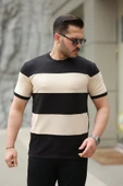Erkek Parçalı Renk Kısa Kollu Tişört thumbnail 1