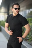 Erkek Kısa Kollu Yakalı Tişört thumbnail 2