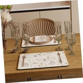 Çiçekli Kaymaz Servis Matı thumbnail 5