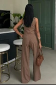 Yelek Ve Pantolon Çizgili Double Takım 10017 - 4