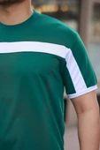 Erkek şerit Detaylı Kısa Kollu T-shirt thumbnail 3