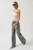 Taş Şerit Detaylı Jean - 1
