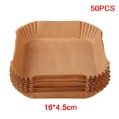 Büyük Boy Air Fryer Fritöz Pişirme Kağıdı 50 Adet thumbnail 5