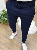 Erkek Cepli Slimfit Atlas Pantolon - 3