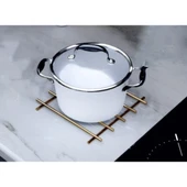 Yanmaz Paslanmaz Çelik Nihale Gold Renk thumbnail 2