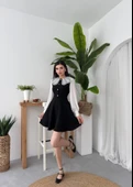 Asıo Bebe Yaka Elbise - 4