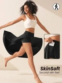 Kadın Cep Detay Taytlı Sandy Etek thumbnail 5