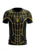 Örümcek Desenli Antrenman, Spor ve Halı Saha Forması, Nefes Alan Tişört, Yüksek Kalite Gym Tshirt - 3