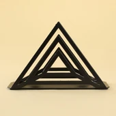 Loren Home Prizma Siyah Metal Peçetelik thumbnail 8