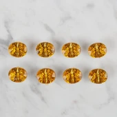 Loren Crafts hardal sarısı 8 li düğme - 242 thumbnail 2