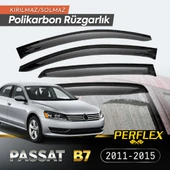 VW Passat B7 2011-2015 Cam Rüzgarlığı V2 Düz thumbnail 1
