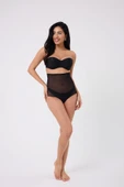 Freshness 0006 Lazer Kesim Tül Yüksek Bel Slip Korse - 1