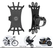 Silikon Esnek Bisiklet Telefon Tutucu thumbnail 2