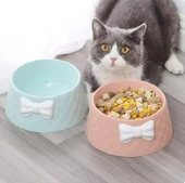 Mikopet Şık Desenli Fiyonklu Mama Kabı - 9