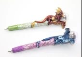 Dragonlu Polyester Işıklı Tükenmez Kalem thumbnail 5