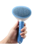Otomatik Temizlenen Evcil Hayvan Tarağı Mavi thumbnail 2