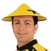 Uzak Doğu Asyalı Şapkası Sarı Renk thumbnail 6