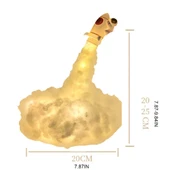 Kendin Yap Uçan Astronot Tasarımlı Gece Lambası thumbnail 8