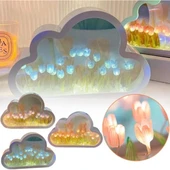 El Yapımı Büyük Boy Bulut Gece Lambası thumbnail 3