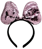 Renk Değiştiren Pullu Fiyonk Parti Tacı Pembe Gümüş thumbnail 3