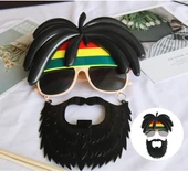 Rasta Peruklu Bob Marley Parti Gözlüğü thumbnail 8