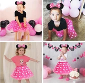 Pembe Fiyonklu Minnie Mouse Tacı - 10