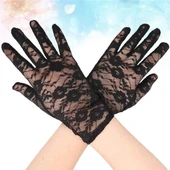 Dantel Eldiven Siyah Renk Yetişkin - 3