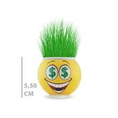 Çim Adam Saksı Emoji Figürlü 1 Adet thumbnail 3