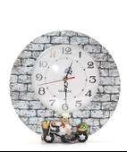 Aşçı Tasarımlı Polyester Duvar Saati Model 1 thumbnail 2