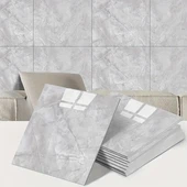 Gri Mermer Desen Duvar Sticker (30x30) thumbnail 6