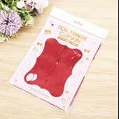 Kırmızı Simli Fon Perde 1x2 m thumbnail 2