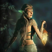 Karanlıkta Yanan Fosforlu Lateks Elf Kulağı 1 Çift thumbnail 7