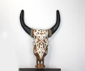 Duvara Asmalı Bufalo Kafası thumbnail 1