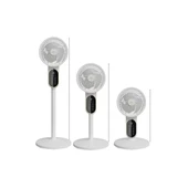 Dijital Ekranlı Uzaktan Kumandalı Ayaklı Vantilatör thumbnail 8