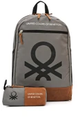 United Colors Of Benetton Unisex Genç Lise Üniversite 2'li Okul Seti Okul Çantası ve Kalemlik Seti 1305657 thumbnail 1