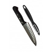 Sürbisa 61070 Kanallı Şef Bıçağı ve Oneday Soyacak Set - 2