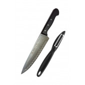 Sürbisa 61090 Kanallı Şef Bıçağı ve Oneday Soyacak Set - 2
