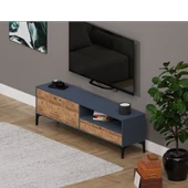 Alfimo Mobilya NOVA&ODION ORTA SEHPA VE TV ÜNİTESİ CEVİZ&ANTRASİT - 3