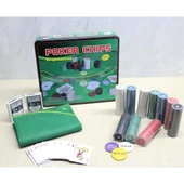 Metal Kutulu 500 Chip Ve 2 Adet İskambil Kağit Setine Sahip Poker Oyunu thumbnail 1