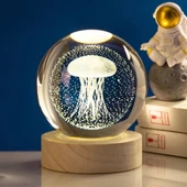 Deniz Anası Işıklı Cam Küre thumbnail 1