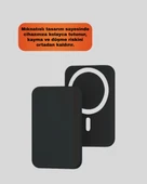 15W Kablosuz Şarj Destekli MagSafe Araç Tutucu Havalandırma Klipsli thumbnail 3