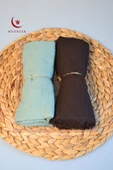 Bambu Kraş Şal – 75x210 cm | Nefes Alabilir, Terletmez, Tok Duruşlu Mevsimlik Kumaş (2'li Kutu) - 2