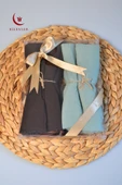 Bambu Kraş Şal – 75x210 cm | Nefes Alabilir, Terletmez, Tok Duruşlu Mevsimlik Kumaş (2'li Kutu) - 3