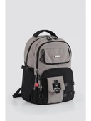 Ççs Dayanıklı ve Konforlu Siyah Gri Spor, Okul Sırt Çantası (51929) - 2