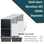 10KW MONOFAZE HİBRİT SİSTEM 1 - 6