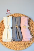 Bambu Kraş Şal – 75x210 cm | Nefes Alabilir, Terletmez, Tok Duruşlu Mevsimlik Kumaş (3'lü Kutu) - 12