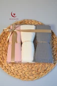 Bambu Kraş Şal – 75x210 cm | Nefes Alabilir, Terletmez, Tok Duruşlu Mevsimlik Kumaş (3'lü Kutu) - 9