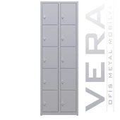 Çelik Dosya Dolabı Metal Dolap Ofis Dolapları Arşiv , Garaj , Bahçe , Kiler , Balkon 80X38X120 - 1